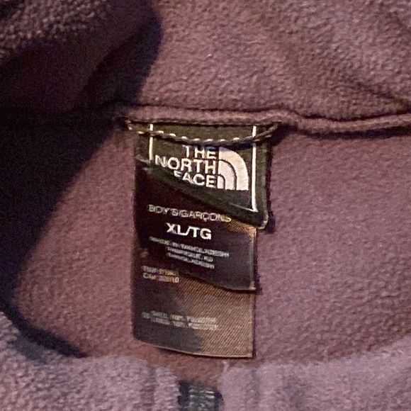 North Face Boy’s Fleece Jacket | Color: Dark Gray | Size: Boy’s XL - Picture 4 of 6